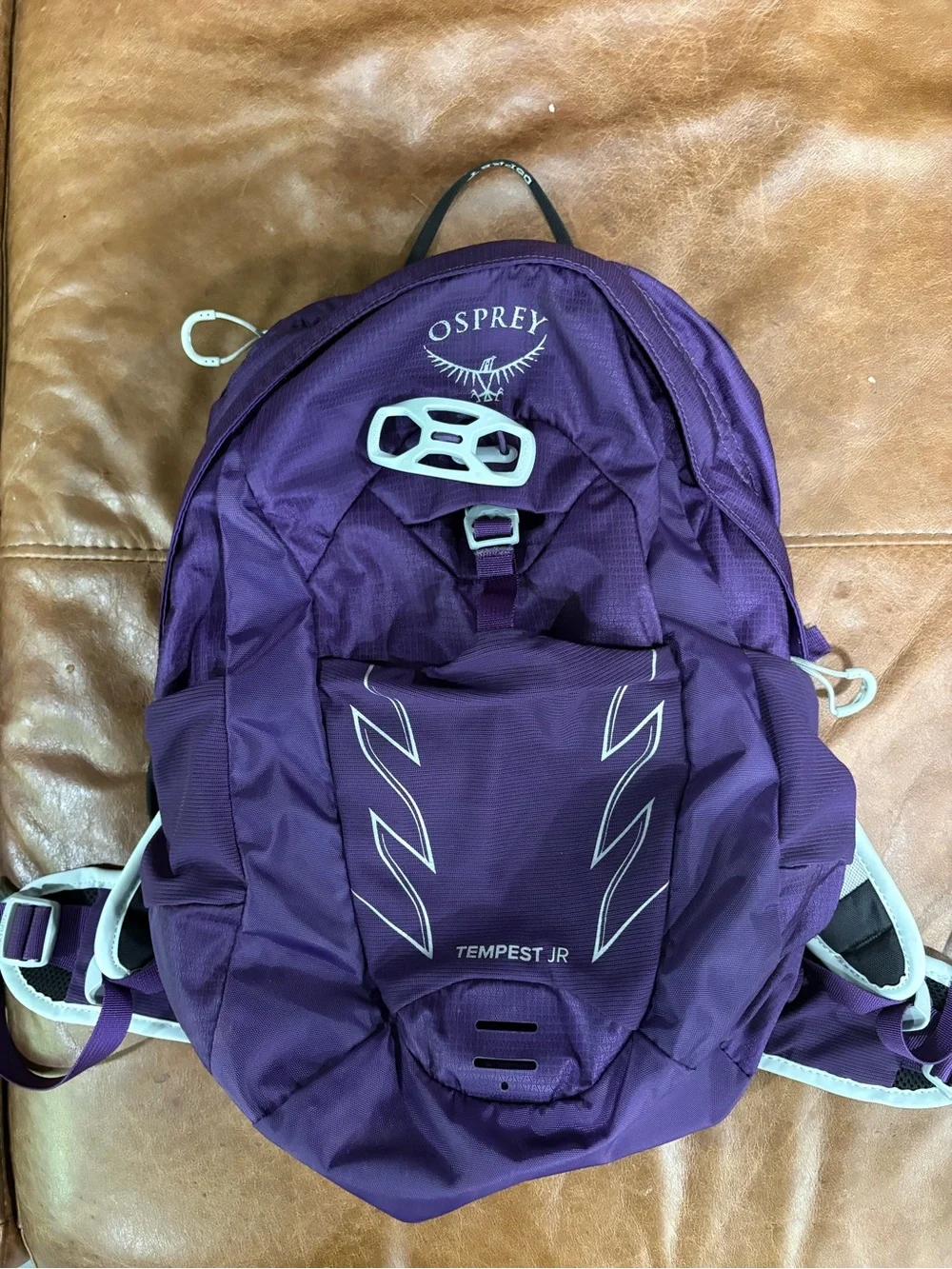 OSPREY Tempest Jr Purple Daypack with Light Gray Accents